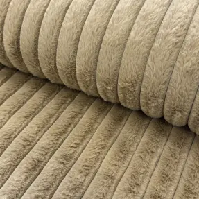 Umelá kožušina Stripes Luxe beige