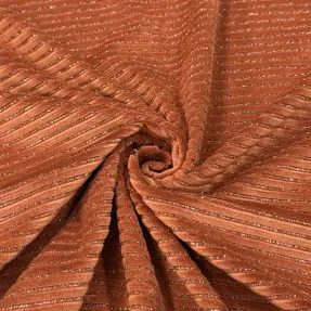 Zamat VELVET LUREX Stripe brick