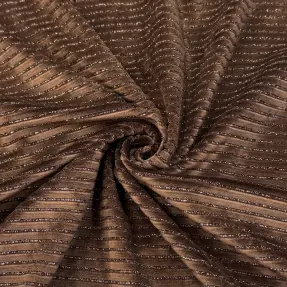Zamat VELVET LUREX Stripe dark brown