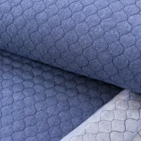 Prešívaná látka JEANS dark blue
