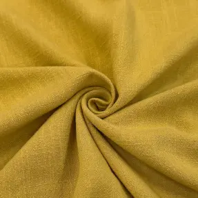 Viskóza s ľanom WASHED ochre