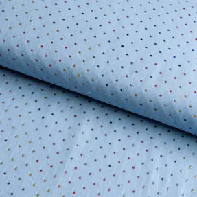 JEANS DENIM 3,8 OZ Drops Metallic light blue