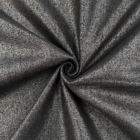 JEANS DENIM Metallic black silver