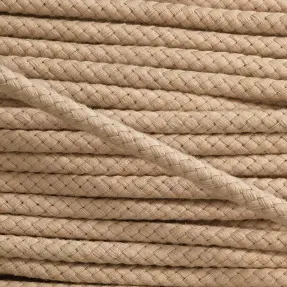Bavlnená šnúra 8 mm beige
