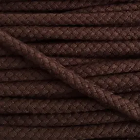 Bavlnená šnúra 8 mm choco