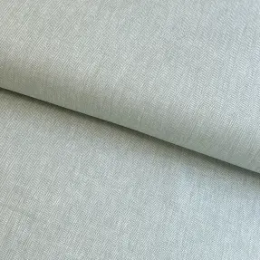 Ľan s bavlnou Fishbone light mint