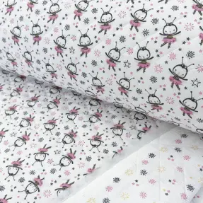 Bavlnená látka QUILTING Elisabetta rose