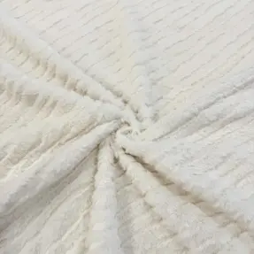 Umelá kožušina Stripes ecru
