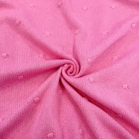 Svetrovina BIG KNIT DOT pink