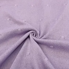 Svetrovina BIG KNIT DOT violet