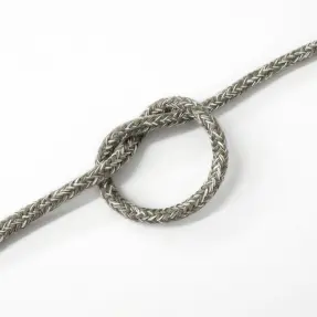 Bavlnená šnúra 5 mm MELANGE light grey