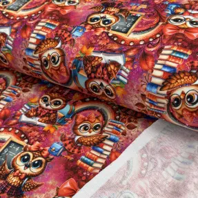Teplákovina Big eyes design A digital print